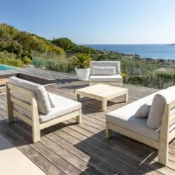 Fauteuil De Jardin Borneo - Sable -Mobilier De Jardin fauteuil de jardin borneo sable 94591 1648215465