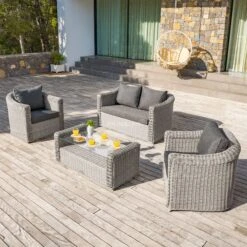 Fauteuil De Jardin Calvi - Gris -Mobilier De Jardin fauteuil de jardin calvi gris 68535 1 1583766727