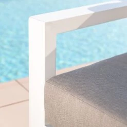 Fauteuil De Jardin Elba - Blanc -Mobilier De Jardin fauteuil de jardin elba blanc 111449 1648200301