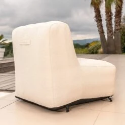 Fauteuil De Jardin Gonflable Bubble - Taupe -Mobilier De Jardin fauteuil de jardin gonflable taupe 111428 1648214002