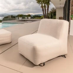 Fauteuil De Jardin Gonflable Bubble - Taupe -Mobilier De Jardin fauteuil de jardin gonflable taupe 111428 1648214187