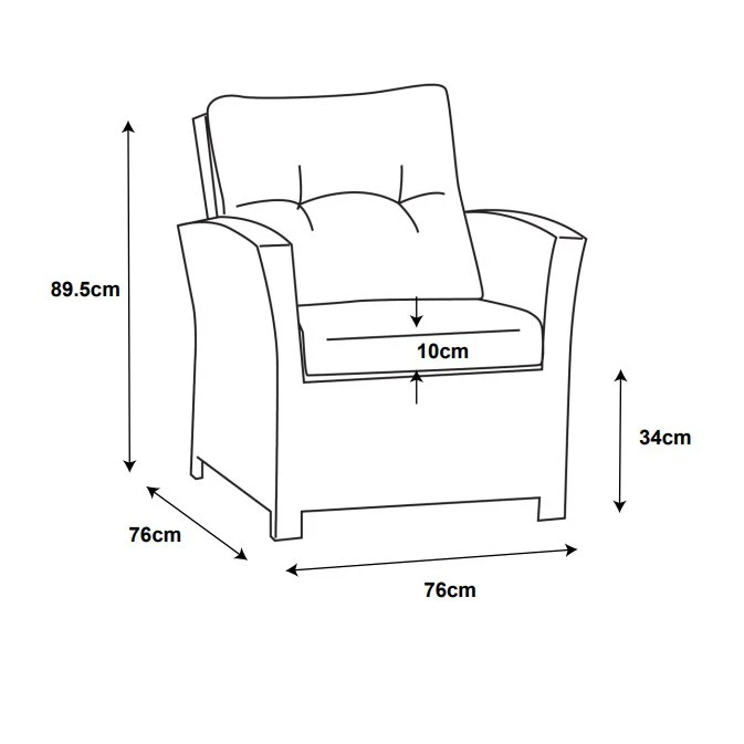 Fauteuil de jardin Tivoli - Blanc/Taupe Fauteuil De Jardin Tivoli - Blanc/Taupe -Mobilier De Jardin fauteuil de jardin tivoli blanc taupe 76685 1667899672