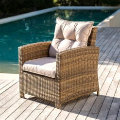 Fauteuil De Jardin Tivoli - Naturel/Beige