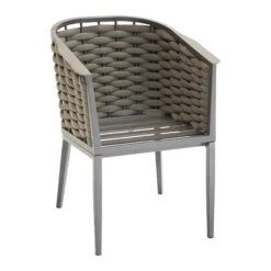 Lot De 2 Fauteuils De Jardin Embruns - Noisette 2 Lot De 2 Fauteuils De Jardin Embruns - Noisette -Mobilier De Jardin fauteuil embruns mailles 68426 1