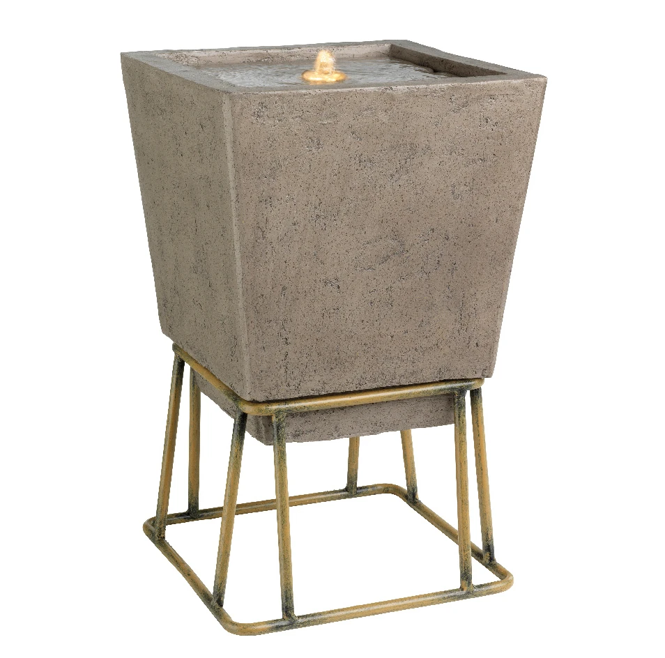 Fontaine Stony - Sable Fontaine Stony - Sable -Mobilier De Jardin fontaine stony sable 75821