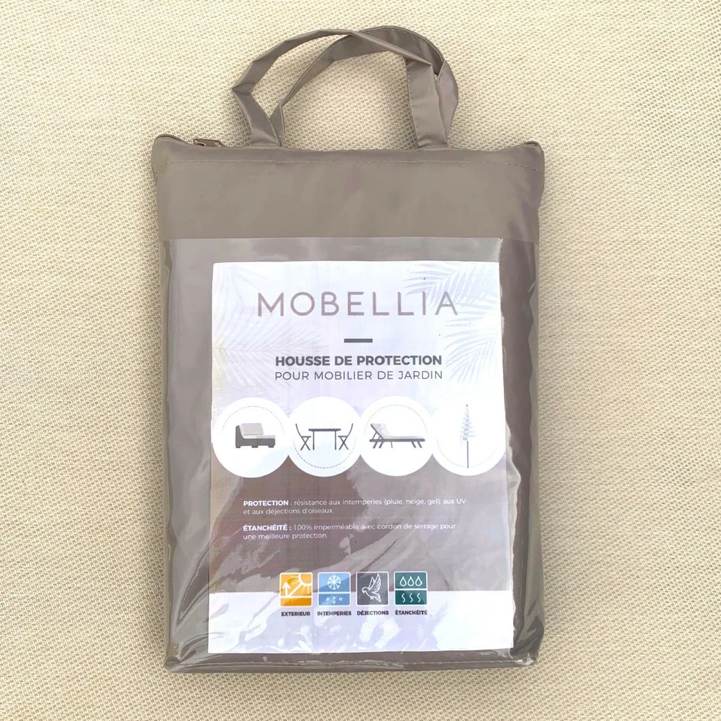 Housse de protection Imperméable pour Table ronde D200 cm - Taupe Housse De Protection Imperméable Pour Table Ronde D200 Cm - Taupe -Mobilier De Jardin housse de protection imperm able pour table ronde 76499 1685954925