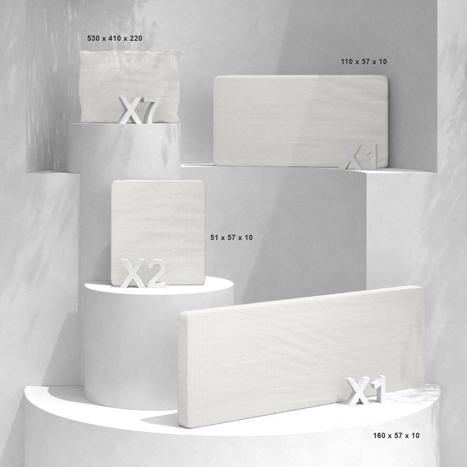 Housses de coussin de remplacement pour salon de jardin Calvi 5 places - Blanc Housses De Coussin De Remplacement Pour Salon De Jardin Calvi 5 Places - Blanc -Mobilier De Jardin housses de coussin de remplacement pour salon de jardin calvi 5 places blanc 127842 1682664942