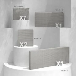 Housses De Coussin De Remplacement Pour Salon De Jardin Calvi 7 Places - Taupe