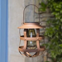 Lanterne Solaire à LED Indus - Rouille