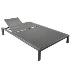 Transat Double Texaline Evasion - Gris Anthracite 3 Transat Double Texaline Evasion - Gris Anthracite -Mobilier De Jardin lit piscine dble evasion graph 113015 1642584990