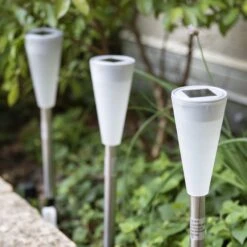 Lot De 10 Bornes De Jardin Solaires Marly - Multicolore