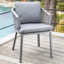 Lot De 2 Fauteuils De Jardin Amalfi - Gris Anthracite -Mobilier De Jardin lot de 2 fauteuils de jardin amalfi gris anthracite 124932 1685709110