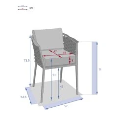Lot De 2 Fauteuils De Jardin Embruns - Noisette 4 Lot De 2 Fauteuils De Jardin Embruns - Noisette -Mobilier De Jardin lot de 2 fauteuils de jardin embruns noisette 68426 1643636212