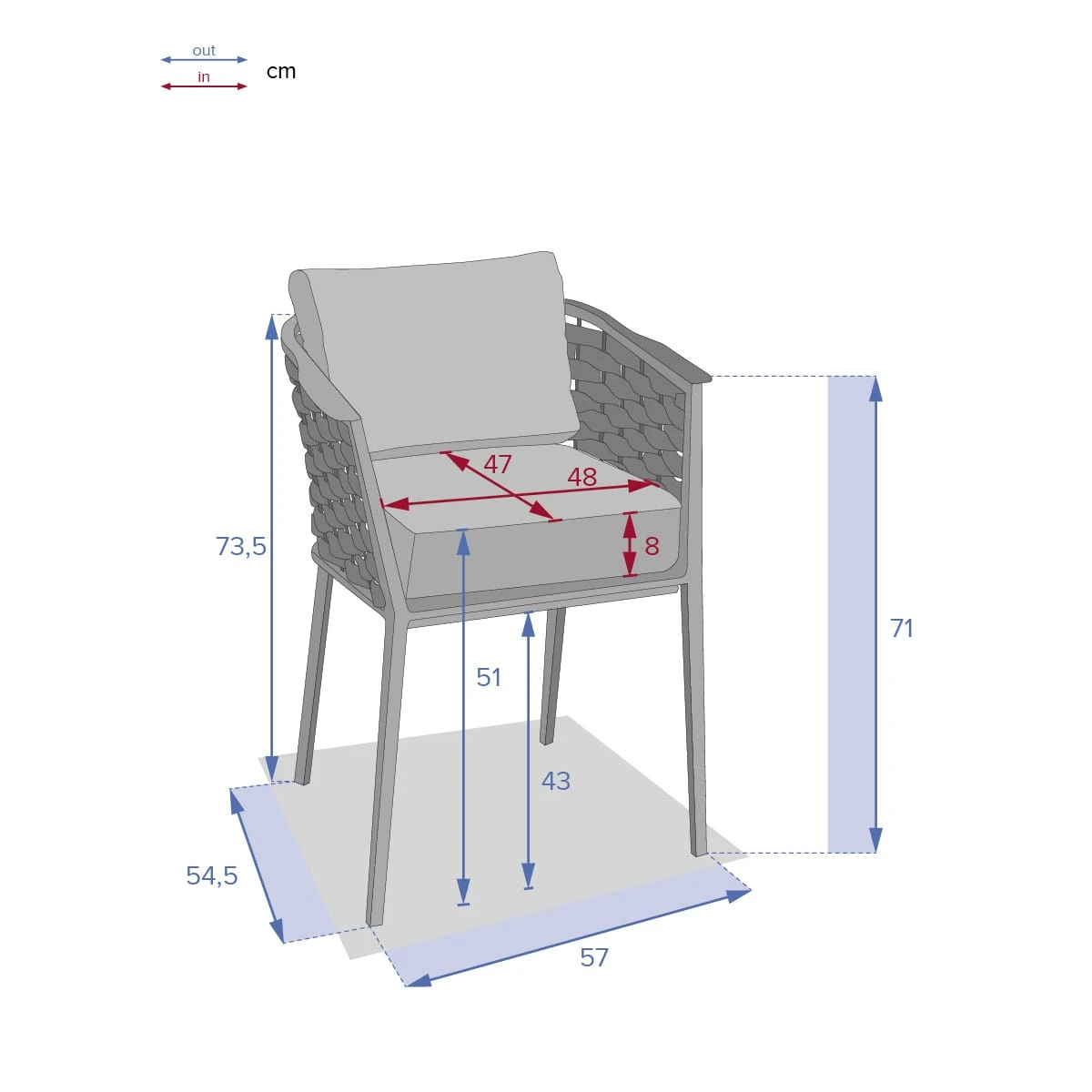 Lot de 2 fauteuils de jardin Embruns - Noisette Lot De 2 Fauteuils De Jardin Embruns - Noisette -Mobilier De Jardin lot de 2 fauteuils de jardin embruns noisette 68426 1643636212