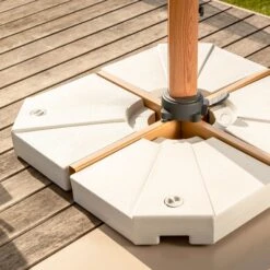 Mobilier De Jardin -Mobilier De Jardin lot de 4 dalles pour parasol bahia 20l blanches 94501 1648726034