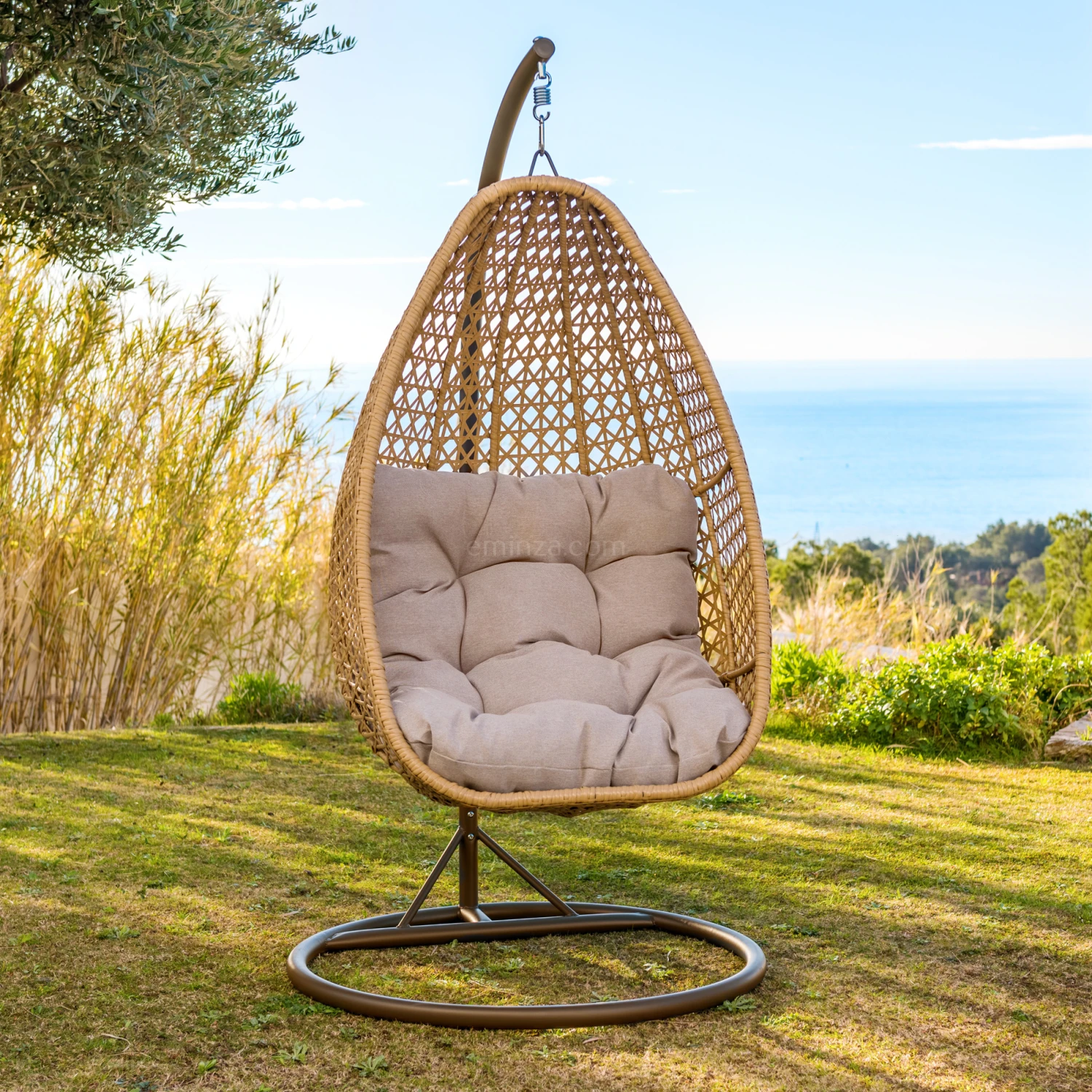 Loveuse suspendue Coral - Naturelle Loveuse Suspendue Coral - Naturelle -Mobilier De Jardin loveuse suspendue coral naturelle 76703 1583483206