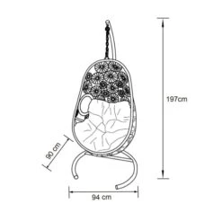 Loveuse Suspendue Paros - Blanc/Gris Clair 3 Loveuse Suspendue Paros - Blanc/Gris Clair -Mobilier De Jardin loveuse suspendue paros blanc gris clair 76733 1667901846