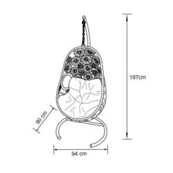 Loveuse Suspendue Paros - Gris Anthracite 3 Loveuse Suspendue Paros - Gris Anthracite -Mobilier De Jardin loveuse suspendue paros gris anthracite 76736 1667901883