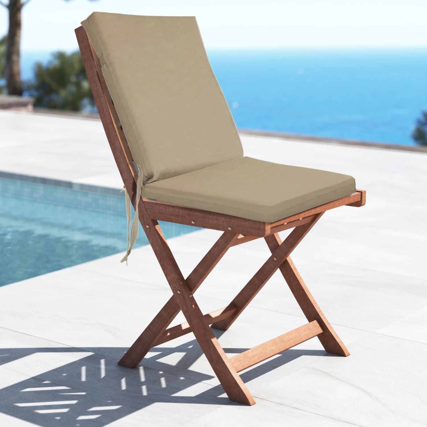 Galette de chaise avec dossier (L90 cm) Mambo Lin Galette De Chaise Avec Dossier (L90 Cm) Mambo Lin -Mobilier De Jardin mambo chaise dossier lin