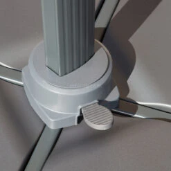 Parasol Déporté Bahia Carré (L3 X 3 M) - Gris Anthracite -Mobilier De Jardin parasol 3x3m fresno anthracite bahia r n anciennement fresno 68608 3