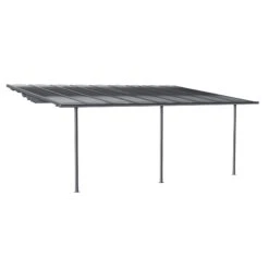 Pergola Bélize ( 3,5 X 6 M) - Gris Graphite -Mobilier De Jardin pergola belize pc 3 5x6m 113060 1642509931