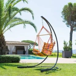 Pied Pour Fauteuil Suspendu - Noir