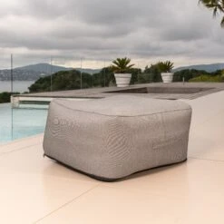 Pouf De Jardin Gonflable Bubble Carré - Anthracite -Mobilier De Jardin pouf de jardin gonflable carre anthracite 111419 1648207241