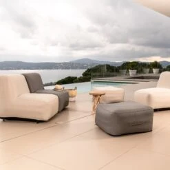 Pouf De Jardin Gonflable Carré Bubble - Taupe -Mobilier De Jardin pouf de jardin gonflable carre taupe 111422 1648213592