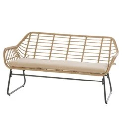 Salon De Jardin Algarve Beige Naturel - 4 Places -Mobilier De Jardin salon algarve 4p eminza 112997 1641828547