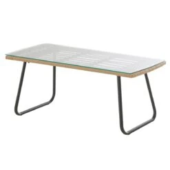 Salon De Jardin Algarve Beige Naturel - 4 Places -Mobilier De Jardin salon algarve 4p eminza 112997 1641828560