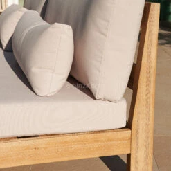 Salon De Jardin Borneo Naturel - 5 Places -Mobilier De Jardin salon de jardin acacia 4 pcs borneo 68625 1