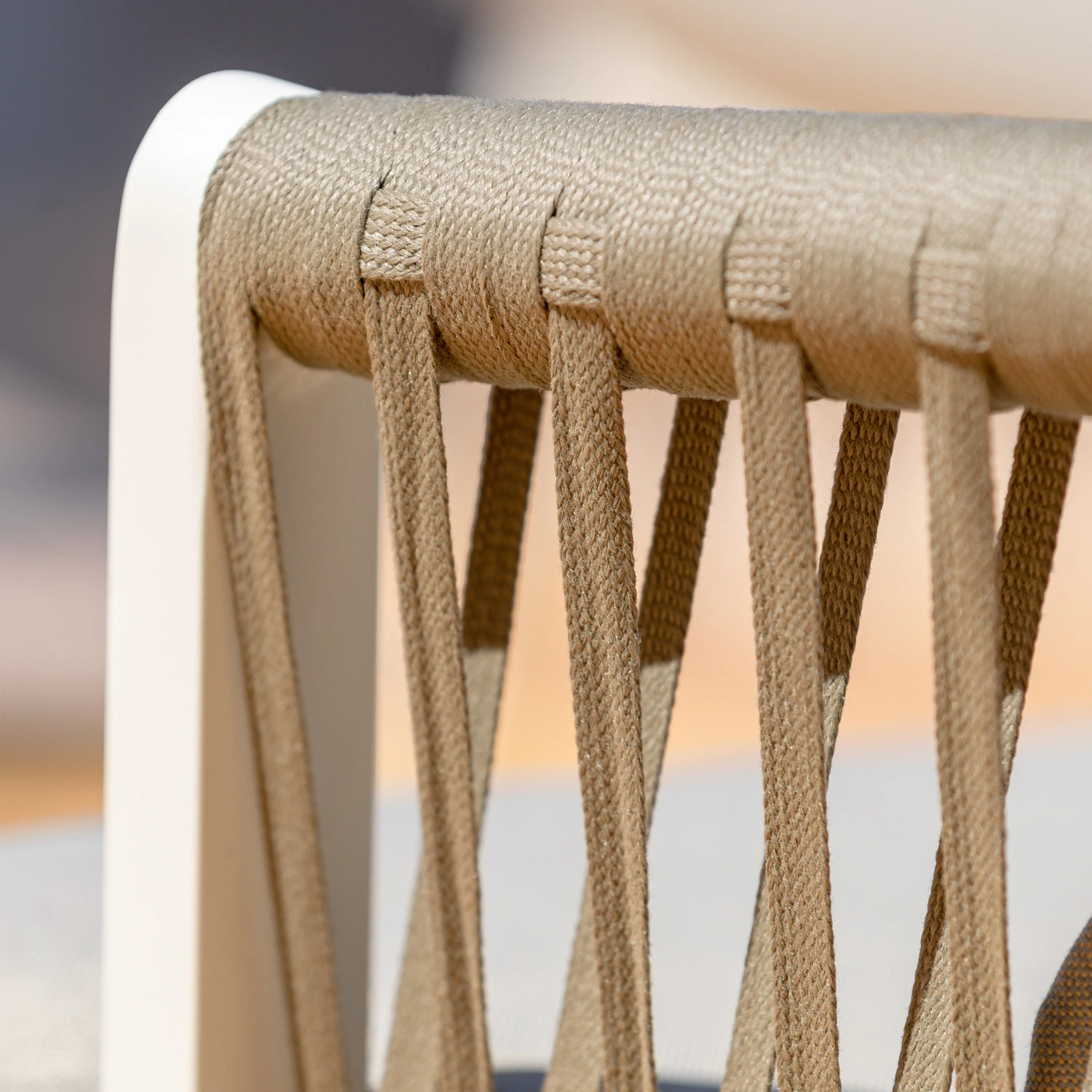 Lot de 2 fauteuils de jardin Amalfi - Blanc Lot De 2 Fauteuils De Jardin Amalfi - Blanc -Mobilier De Jardin salon de jardin amalfi blanc detail 1