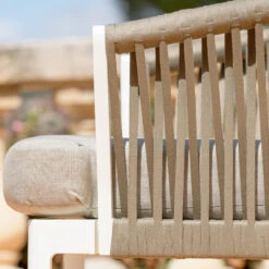 Lot De 2 Fauteuils De Jardin Amalfi - Blanc 2 Lot De 2 Fauteuils De Jardin Amalfi - Blanc -Mobilier De Jardin salon de jardin amalfi blanc detail 2