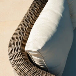 Salon De Jardin Calvi Sepia/Ecru - 7 Places -Mobilier De Jardin salon de jardin calvi sepia ecru 7 places 29626 3