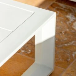 Salon De Jardin D'angle Elba Blanc - 5 Places -Mobilier De Jardin salon de jardin d angle elba blanc 5 places 124923 1685711465