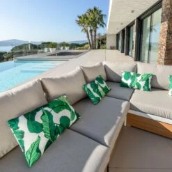 Salon De Jardin D'angle Manacor Blanc - 5 Places 2 Salon De Jardin D'angle Manacor Blanc - 5 Places -Mobilier De Jardin salon de jardin d angle manacor blanc 5 places 94678 1648461574