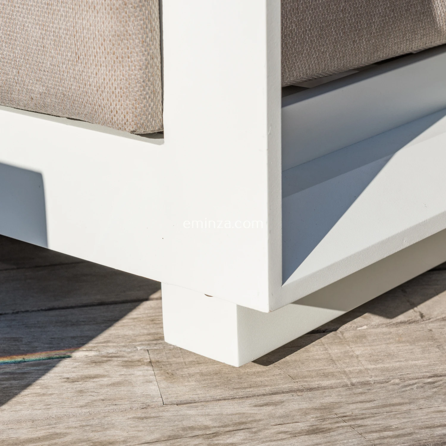 Salon de jardin Elba Blanc/Taupe - 5 places Salon De Jardin Elba Blanc/Taupe - 5 Places -Mobilier De Jardin salon de jardin elba blanc 5 places 76904 1582289932