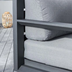 Salon De Jardin Elba Gris Anthracite - 5 Places -Mobilier De Jardin salon de jardin elba gris anthracite 5 places 76901 1583417401