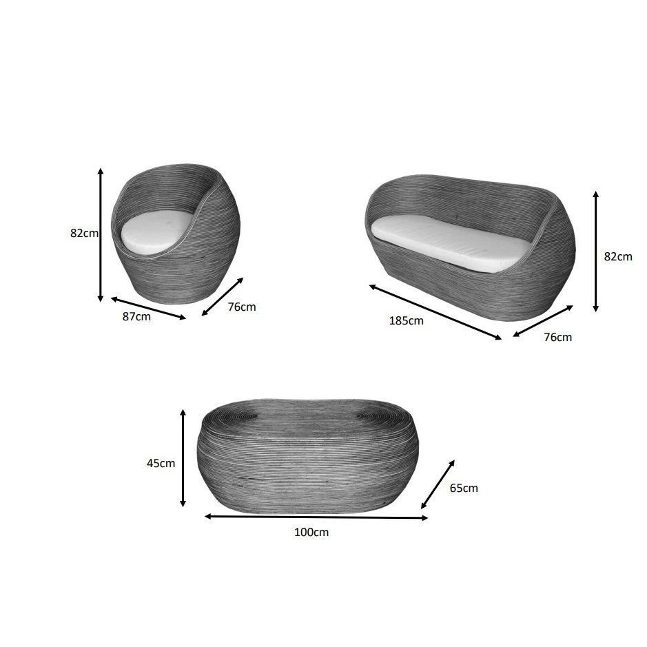 Salon de jardin en rotin Trinidad Naturel/Beige - 5 places Salon De Jardin En Rotin Trinidad Naturel/Beige - 5 Places -Mobilier De Jardin salon de jardin en rotin trinidad naturel beige 5 places 76859 1667901322