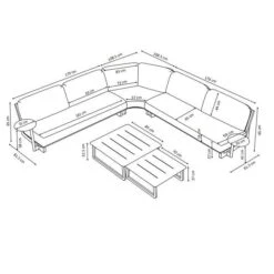 Salon De Jardin Long Beach Blanc - 7 Places -Mobilier De Jardin salon de jardin long beach blanc 7 places 94687 1667914480