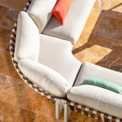 Salon De Jardin Long Beach Blanc - 7 Places -Mobilier De Jardin salon de jardin long beach blanc 7 places 94687 1685712012