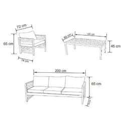 Salon De Jardin Marbella Blanc - 5 Places -Mobilier De Jardin salon de jardin marbella blanc 5 places 76844 1667833990