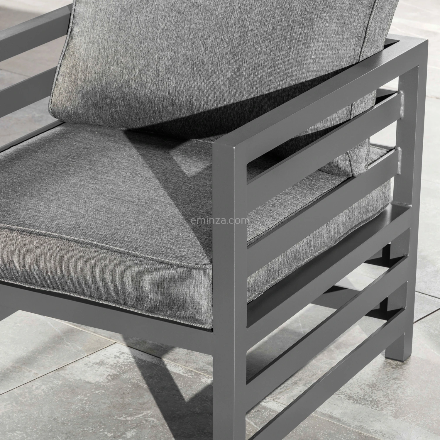 Salon de jardin Marbella Gris anthracite - 5 places Salon De Jardin Marbella Gris Anthracite - 5 Places -Mobilier De Jardin salon de jardin marbella gris anthracite 5 places 76841 1583407742