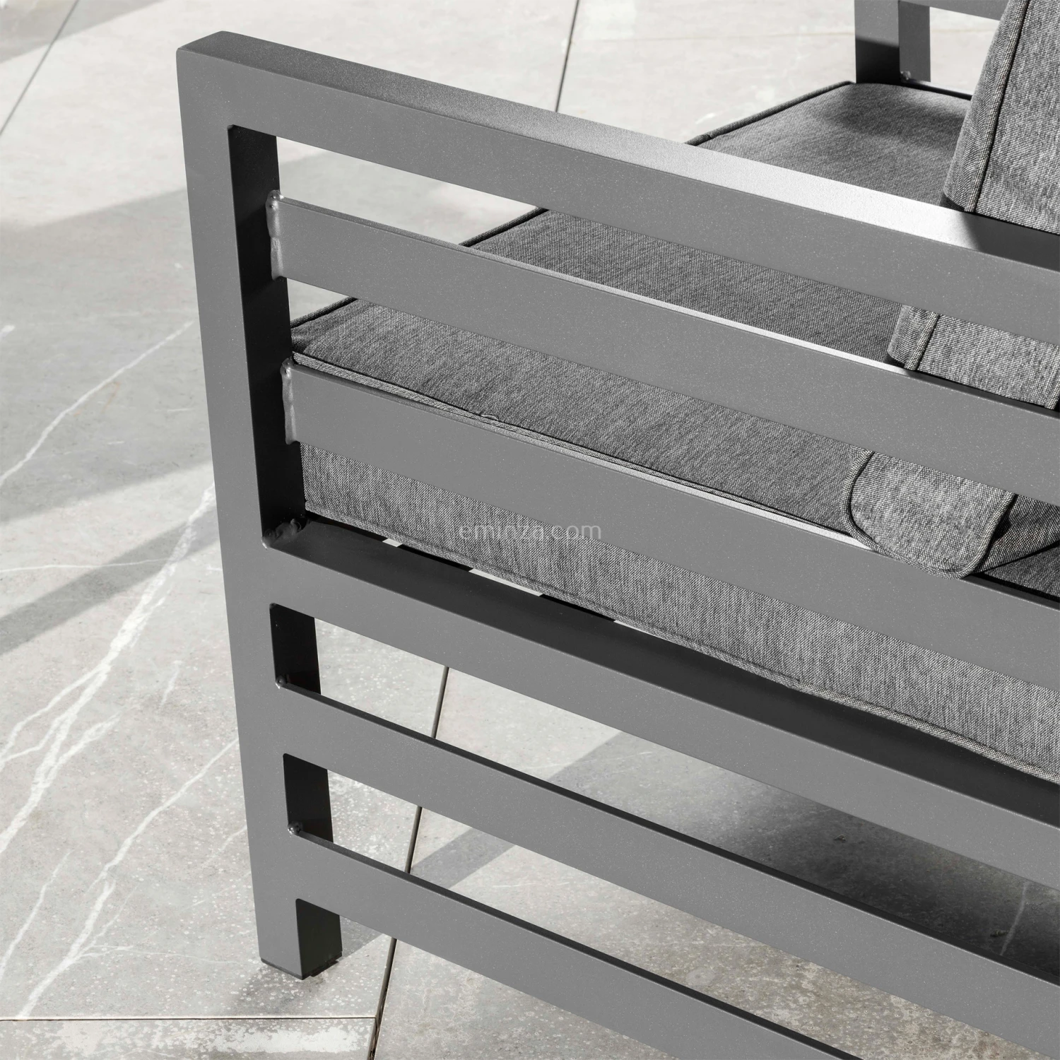 Salon de jardin Marbella Gris anthracite - 5 places Salon De Jardin Marbella Gris Anthracite - 5 Places -Mobilier De Jardin salon de jardin marbella gris anthracite 5 places 76841 1583407783