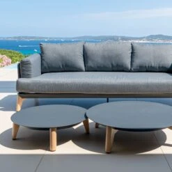 Salon De Jardin Monte Carlo 5 Places - Anthracite -Mobilier De Jardin salon de jardin monte carlo 5 places anthracite 111470 1655386545