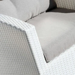 Salon De Jardin Tivoli Blanc/Taupe - 7 Places -Mobilier De Jardin salon de jardin tivoli blanc 7 places 76871 1582636609