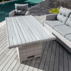 Salon De Jardin Tivoli Up And Down Gris Clair/Gris Foncé - 7 Places 2 Salon De Jardin Tivoli Up And Down Gris Clair/Gris Foncé - 7 Places -Mobilier De Jardin salon de jardin tivoli up and down gris clair gris fonce 7 places 76886 1583335735