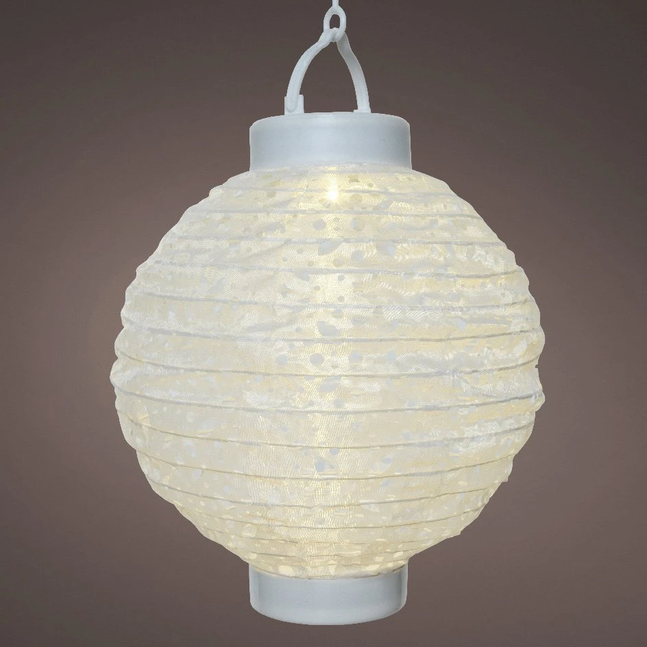 Lanterne chinoise solaire LED Boule - Blanc chaud Lanterne Chinoise Solaire LED Boule - Blanc Chaud -Mobilier De Jardin solar lanterne blanc 113075 1642601541