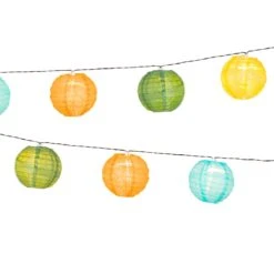 Guirlande Solaire à LED Lanternes - Multicolore.
