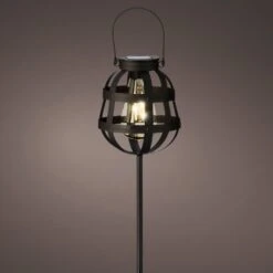 Borne De Jardin Solaire Fery - Noir 2 Borne De Jardin Solaire Fery - Noir -Mobilier De Jardin solar pique jardin lumineux metal fixe dia14 00 h80 00cm 1l noir 124602 1671180489